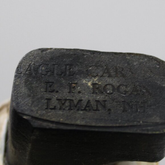 Vintage Folk Art Ole St. Nick Hand Carved & Painted Signed - Picture 7 of 7